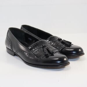 Jetts by Mario Bruni Black Tassel Loafers Size 9‎ Italy